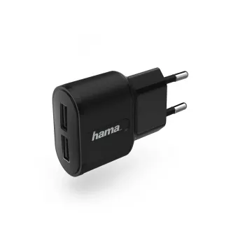 Hama 00183227 mobiele oplader mobiele telefoon, smartphone, tablet zwart USB binnen