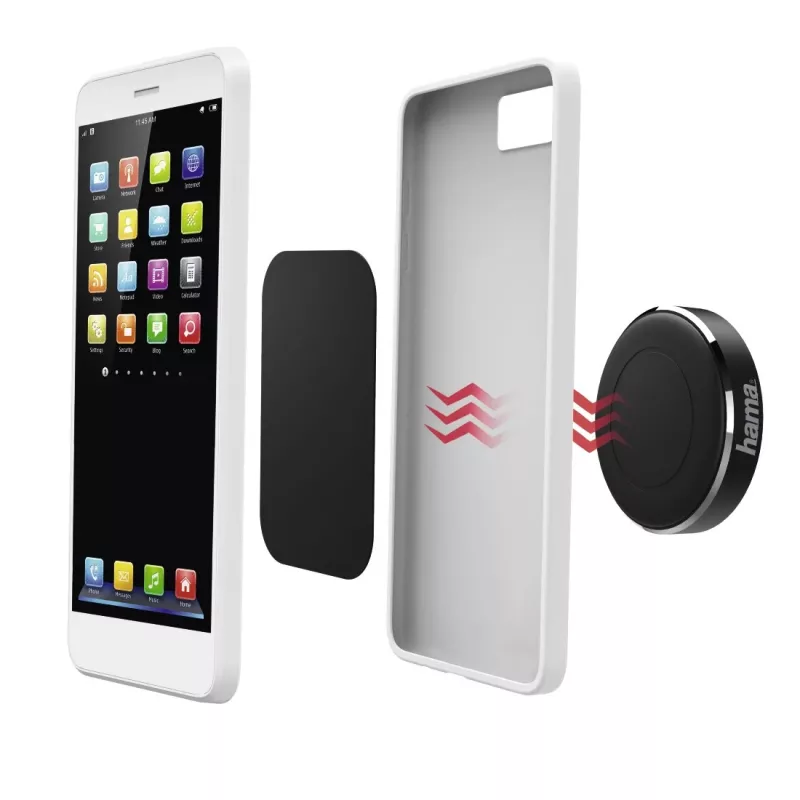 Hama 00183283 houder passieve houder mobiele telefoon/smartphone zwart