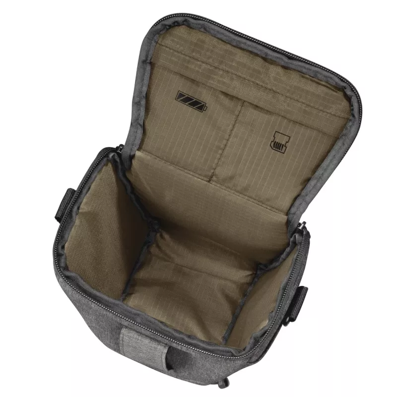 Heuptas Hama Terra grijs universeel schouderband