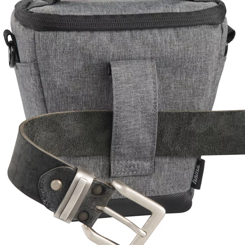 Heuptas Hama Terra grijs universeel schouderband