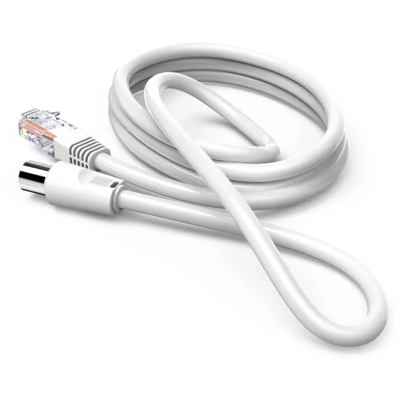 Hama 00205032 coaxkabel 2,5 m RJ-45 wit