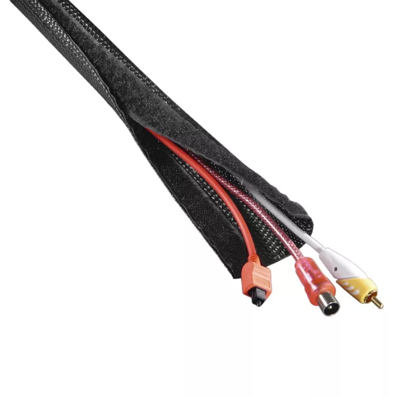 Hama 00220995 kabelorganizer universeel kabelslang zwart 1 stuks