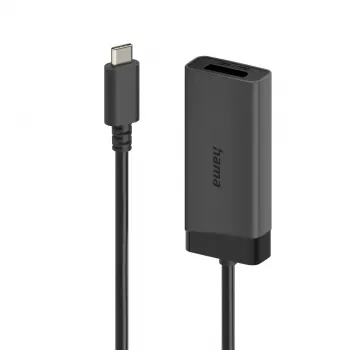 Hama 00202034 videokabel-adapter 0,15 m USB Type-C HDMI + DisplayPort zwart