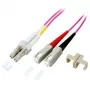 Techly SC/LC multimode 50/125 OM4 15m glasvezelkabel ILWL D5-SCLC-150/OM4