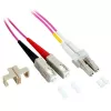 Techly SC/LC multimode 50/125 OM4 15m glasvezelkabel ILWL D5-SCLC-150/OM4