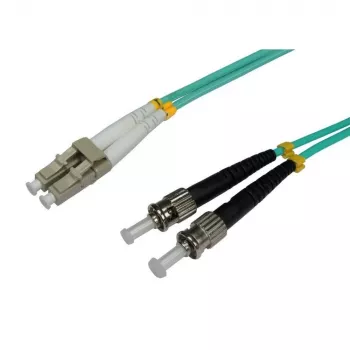 Techly ST/LC multimode 50/125 OM3 1m glasvezelkabel ILWL D5-STLC-010/OM3