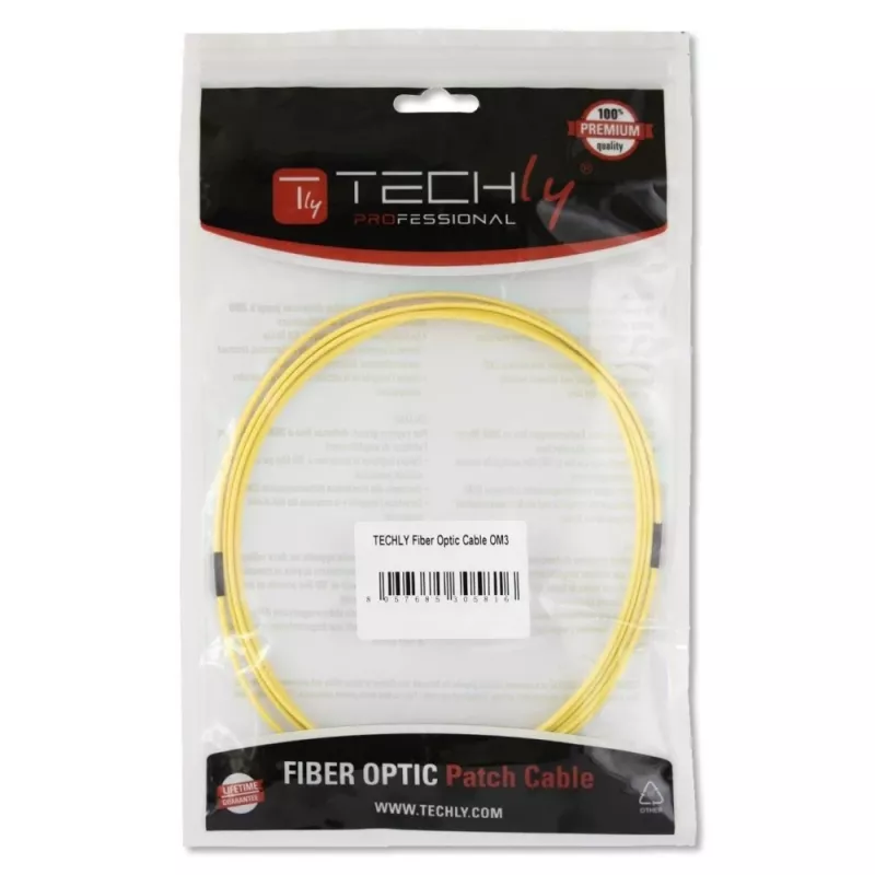 Techly LC/LC monomode 9/125 OS2 20m glasvezelkabel ILWL D9-LCLC-200