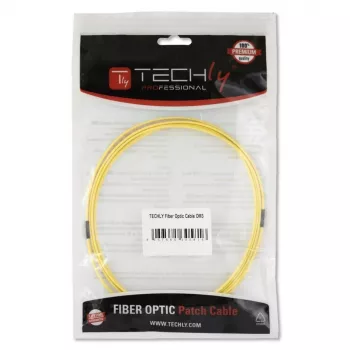 Techly SC/SC monomode 9/125 OS2 5m glasvezelkabel, 5 m, OS2, SC, SC