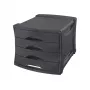 Esselte ladekast Vivida 4 laden, 4 lade(s), kunststof, zwart, 210 g, 254 x 350 x 61 mm