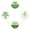 Esselte Recycle Pocket A5, 150 x 210 mm (A5), transparant, polypropyleen (PP), liggend/staand, boven, 0,07 mm