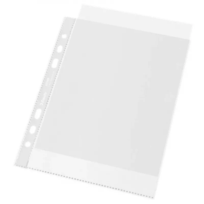 Esselte Recycle Pocket A5, 150 x 210 mm (A5), transparant, polypropyleen (PP), liggend/staand, boven, 0,07 mm