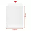 Esselte Recycle Pocket A5, 150 x 210 mm (A5), transparant, polypropyleen (PP), liggend/staand, boven, 0,07 mm