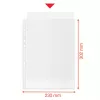 Esselte Recycle Pocket A4, 210 x 297 mm (A4), transparant, polypropyleen (PP), staand, boven, 0,07 mm