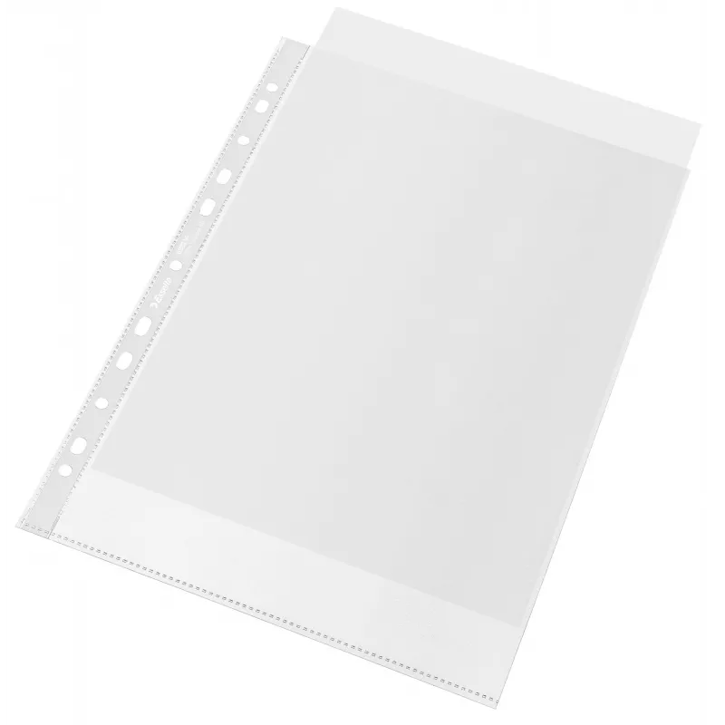 Esselte Recycle Pocket A4, 210 x 297 mm (A4), transparant, polypropyleen (PP), staand, boven, 0,07 mm