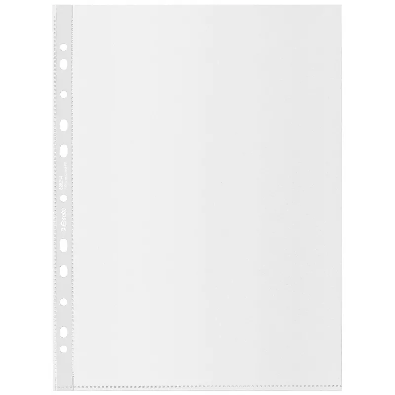 Esselte Recycle Pocket A4, 210 x 297 mm (A4), transparant, polypropyleen (PP), staand, boven, 0,07 mm