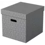 Esselte Home Storage Box Cube, 3-pack, karton, grijs, 320 mm, 315 mm, 365 mm, 850 g