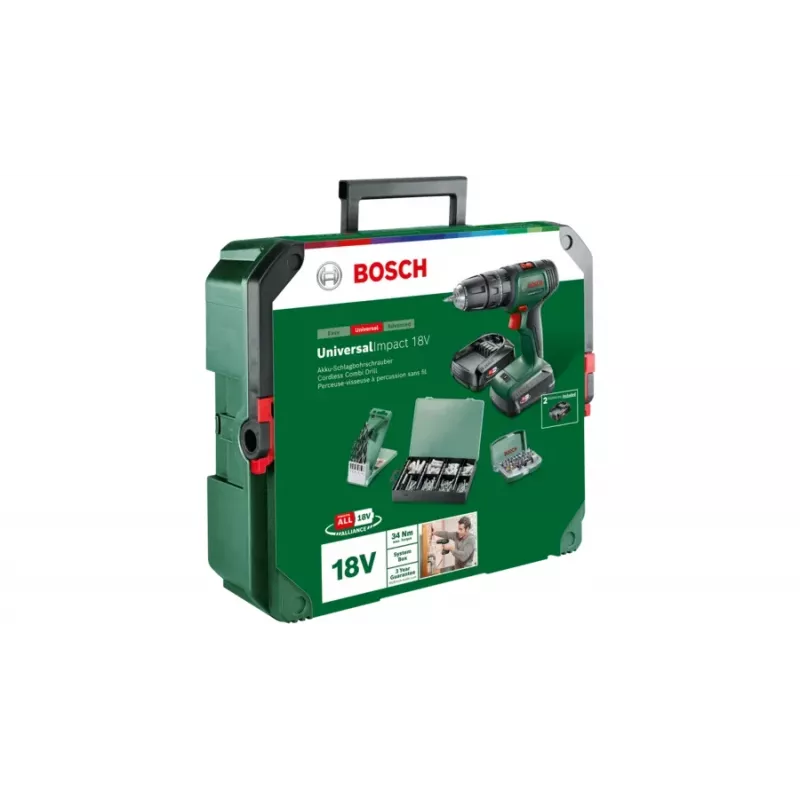 Bosch UniversalImpact 18V 1450 t/min sleutelloos 1,3 kg groen
