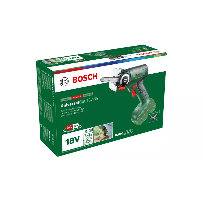 Bosch UniversalCut 18V-65 Decoupeerzaag 8000 slagen/min 1 kg