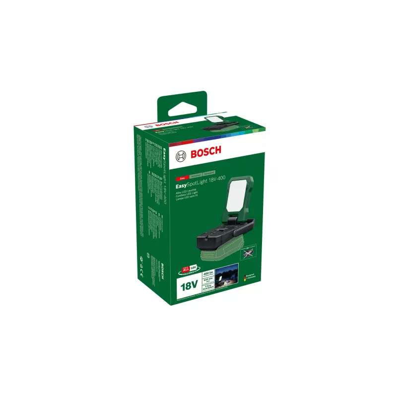 Bosch EasySpotLight 18V-400 zwart, groen universele zaklamp LED