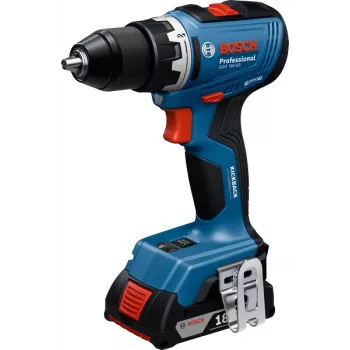 Bosch GSB 18V-65 Professional accu-klopboormachine/schroefmachine, 18 V, 2x 5.0 Ah, L-BOXX (06019N3303)