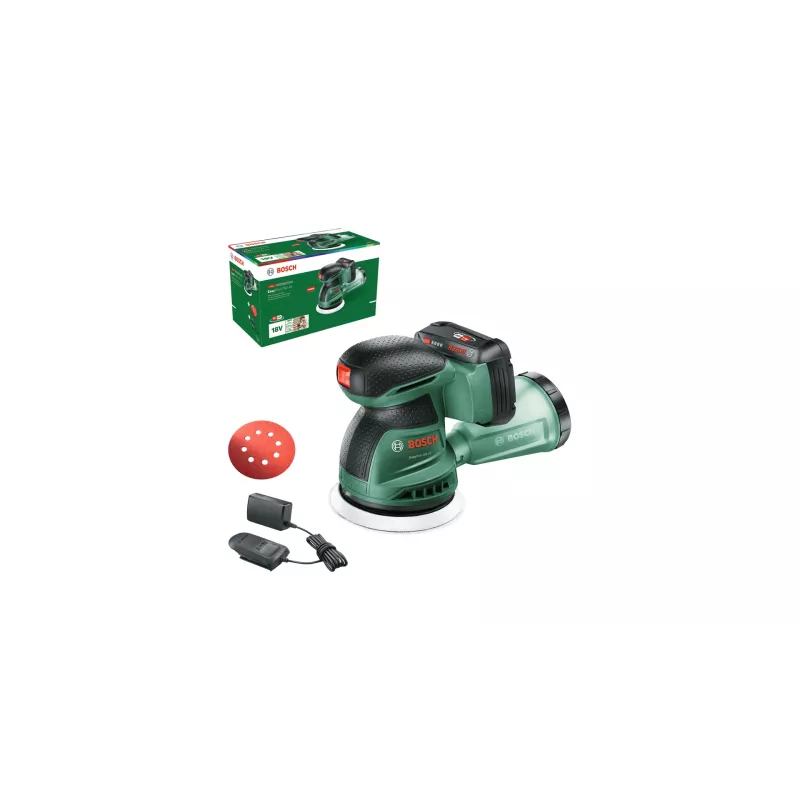 Bosch EasyOrbit 18V-10 excenterschuurmachine 23000 OPM zwart, groen