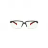 3M S2001SGAF-RED Veiligheidsbril Kunststof Grijs, Rood