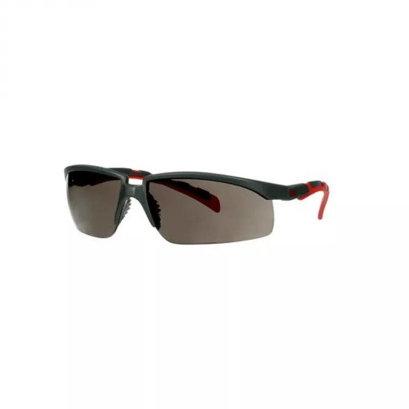 3M S2002SGAF-RED Veiligheidsbril Kunststof Grijs, Rood