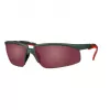 3M S2024AS-RED Veiligheidsbril Kunststof Grijs, Rood
