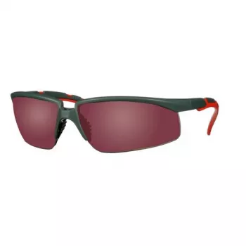 3M S2024AS-RED Veiligheidsbril Kunststof Grijs, Rood