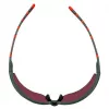 3M S2024AS-RED Veiligheidsbril Kunststof Grijs, Rood
