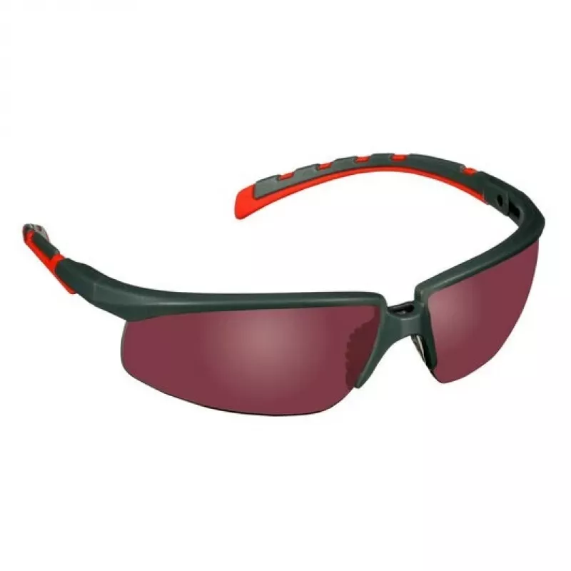 3M S2024AS-RED Veiligheidsbril Kunststof Grijs, Rood