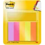 Post-it® plaknotitie-markers, rechthoek, groen/oranje/roze/paars/geel, 50 vel, zelfklevend