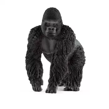 schleich WILD LIFE gorilla, mannelijk, 3 jaar, jungle, wilde dieren/avontuurspeelgoed, veelkleurig, kunststof