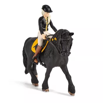 schleich HORSE CLUB horse box met Tori & Princess, paardenstal, paarden, 5 jaar, veelkleurig, kunststof