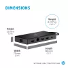 HP 65W USB-C slanke reisvoeding, laptop, universeel, 90 V, 47 - 63 Hz, 65 W, 20 V