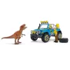 schleich Dinosaurs terreinwagen met dino-buitenpost