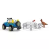 schleich Dinosaurs terreinwagen met dino-buitenpost