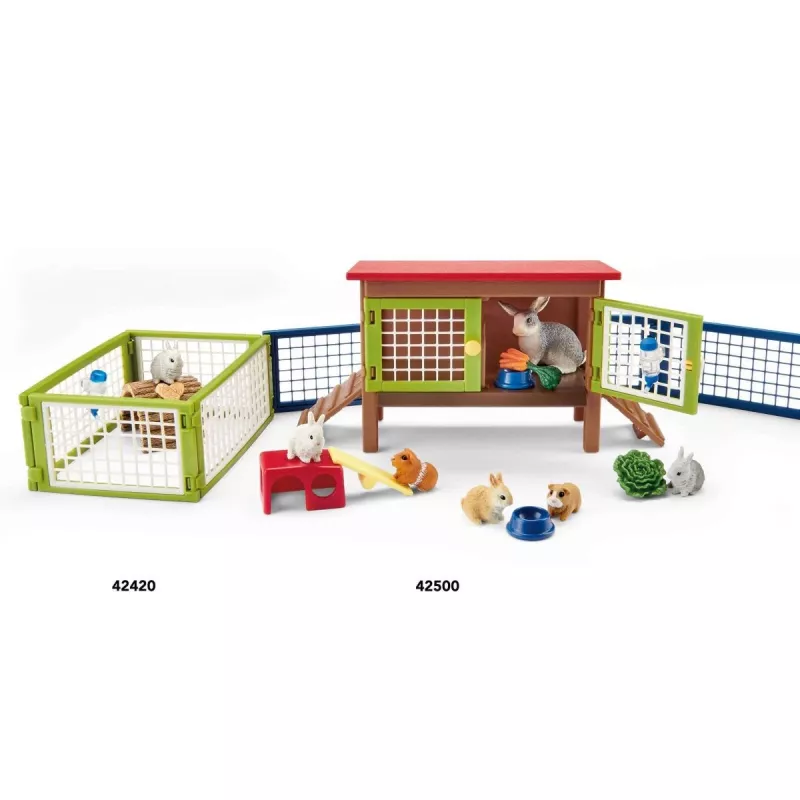 konijnen- en caviahok Schleich FARM WORLD 42500