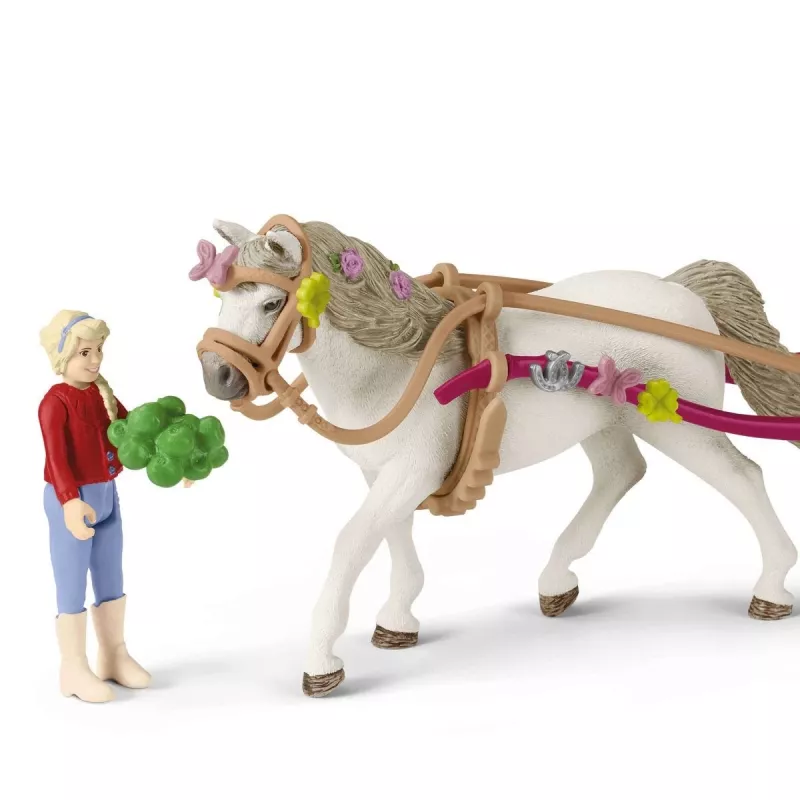 boerderij Schleich HORSE CLUB kleine koets voor de grote paardenshow