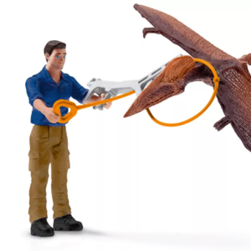 Schleich dinosauriër Jetpack Chase spelset
