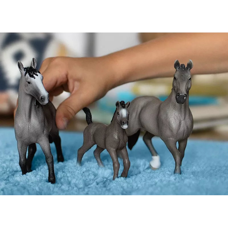 schleich HORSE CLUB Selle Français merrie zwartgrijs 13955S