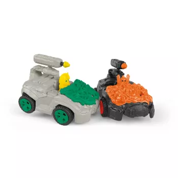Jungle CrashMobile met minikreatuur Schleich 42671 meerkleurig