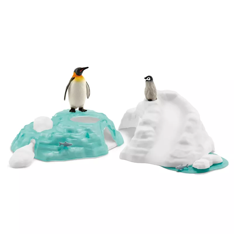 Schleich Penguin Family Fun speelgoedfiguur meerkleurig 42661