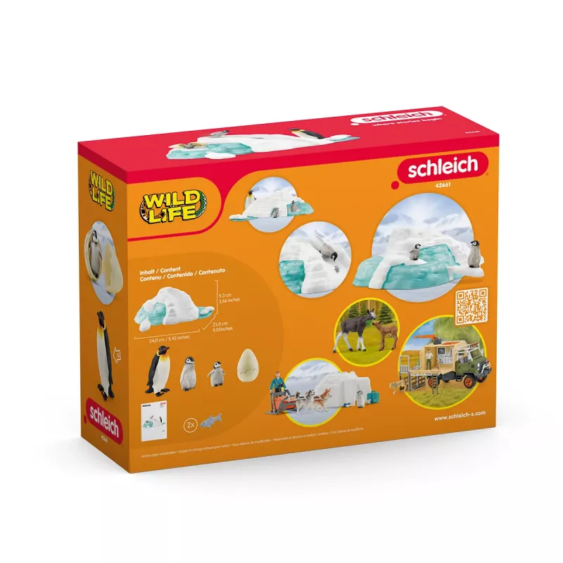 Schleich Penguin Family Fun speelgoedfiguur meerkleurig 42661