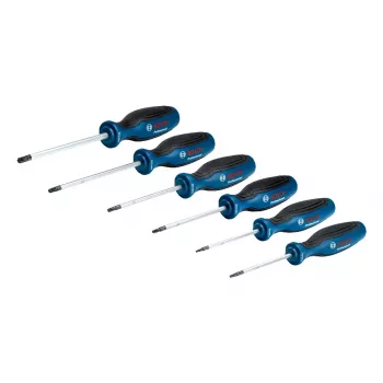 Bosch set met 6 professionele Torx-schroevendraaiers rechte schroevendraaier