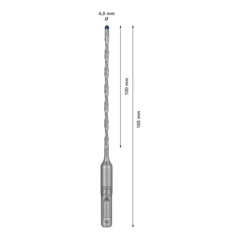 Boor Bosch SDS plus-7X 4mm 165mm 1 stuk