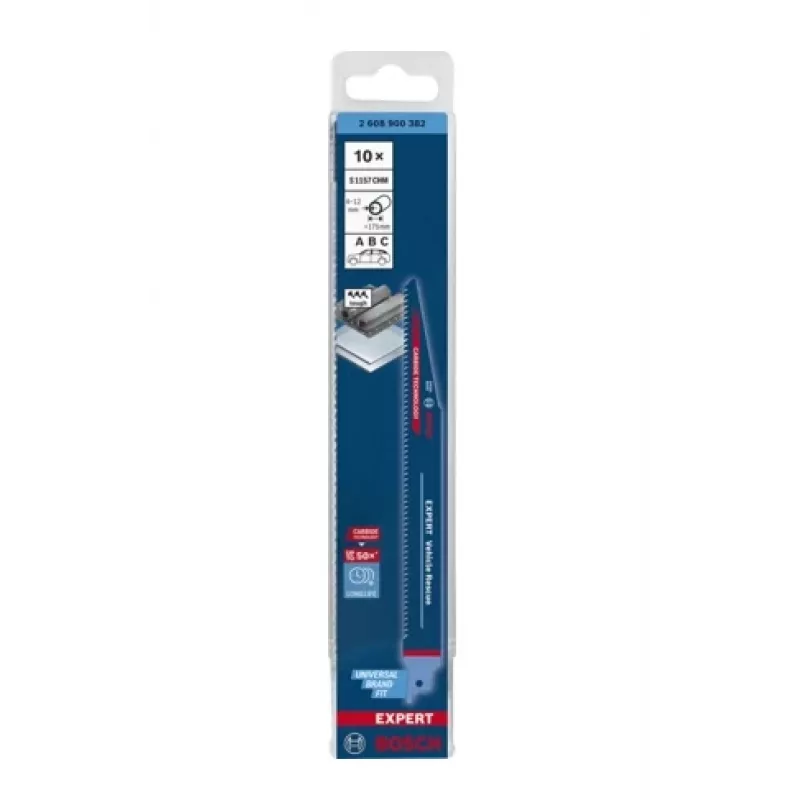 Bosch 2 608 900 382 decoupeerzaag-/reciprozaag-/sabelzaagblad reciprozaagblad carbide 10 stk.