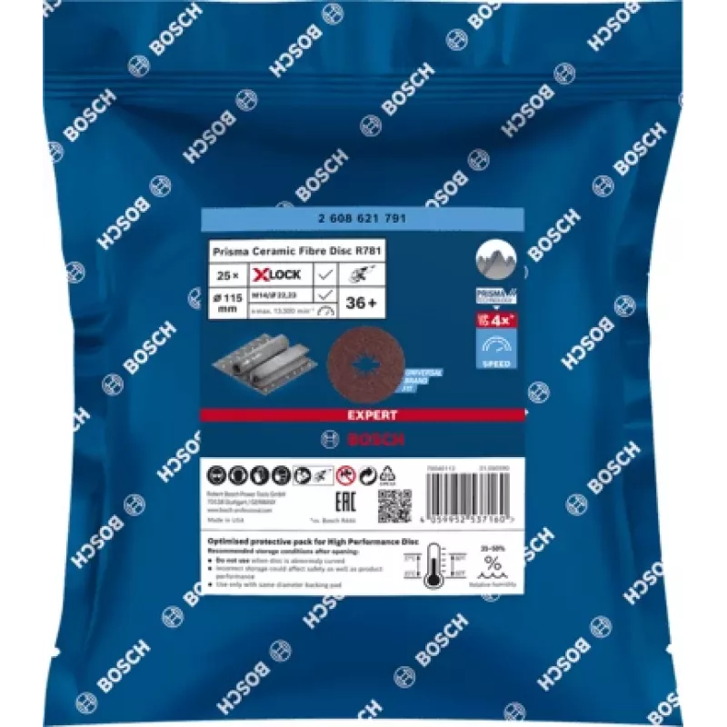 Bosch 2 608 621 791 haakse slijper accessoire slijpschijf