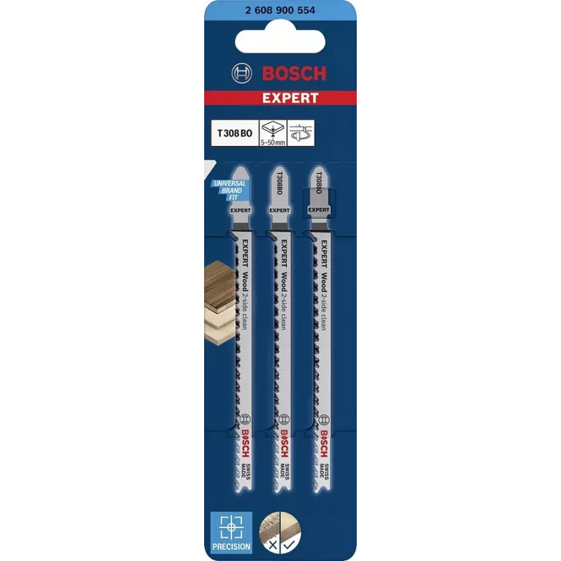 Bosch Expert 2608900554 decoupeerzaagblad koolstofstaal (HCS) 3 stk.