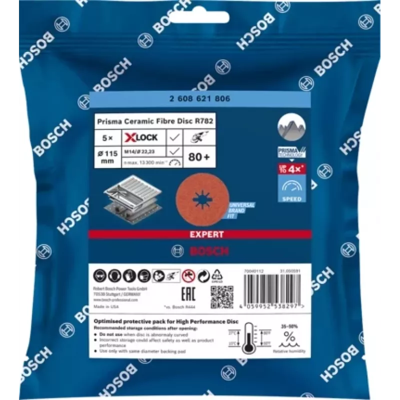 Bosch EXPERT R782 PRISMA slijpschijf